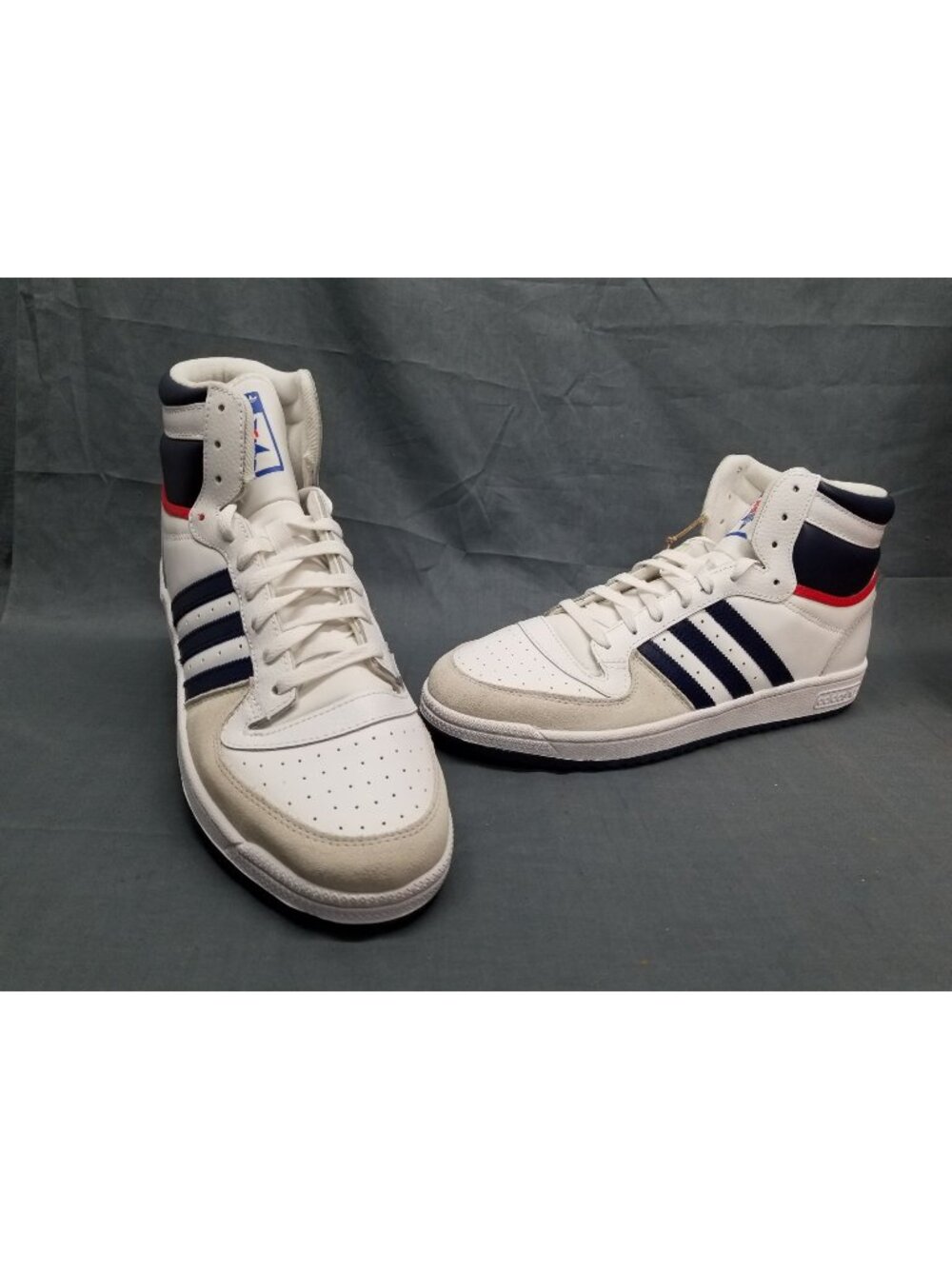 Adidas Top Ten RB Hi White Navy Red Men's Size 13 NEW NO BOX!